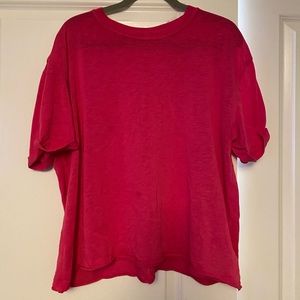 Free people pink t shirt